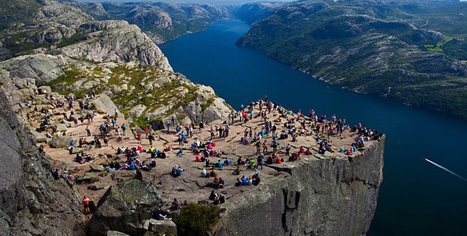 прекестулен, норвегия, скала, миссия невыполнима