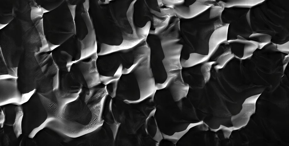 Марс, кратер, дюни