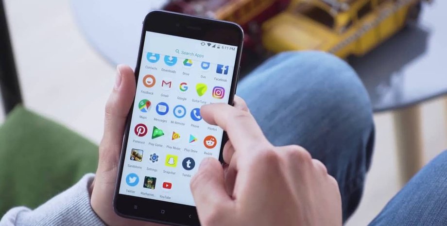 Приложения на смартфоне