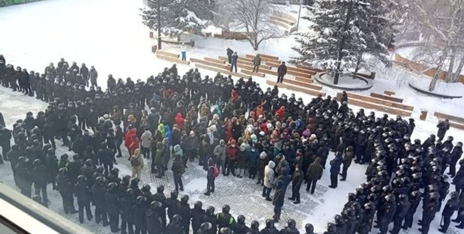 Россия, акции протеста, Навальный, Путин