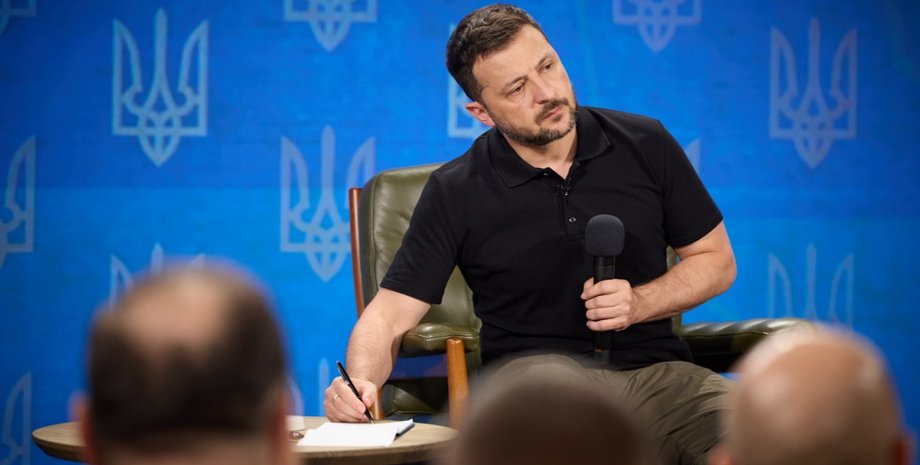 Президент Украины Владимир Зеленский, Зеленский 27 августа, Зеленский о беженцах, Зеленский об уклонистах, Зеленский об уклонистах, Зеленский о мужчинах