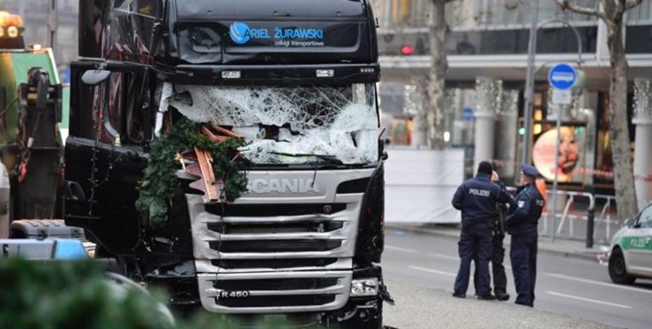 Грузовик, на котором совершили наезд на людей в Берлине / Фото: Getty Images