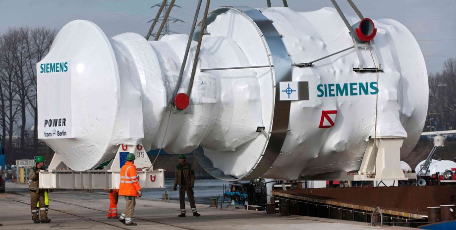 турбіна Siemens, компанія Siemens, північний потік турбіна