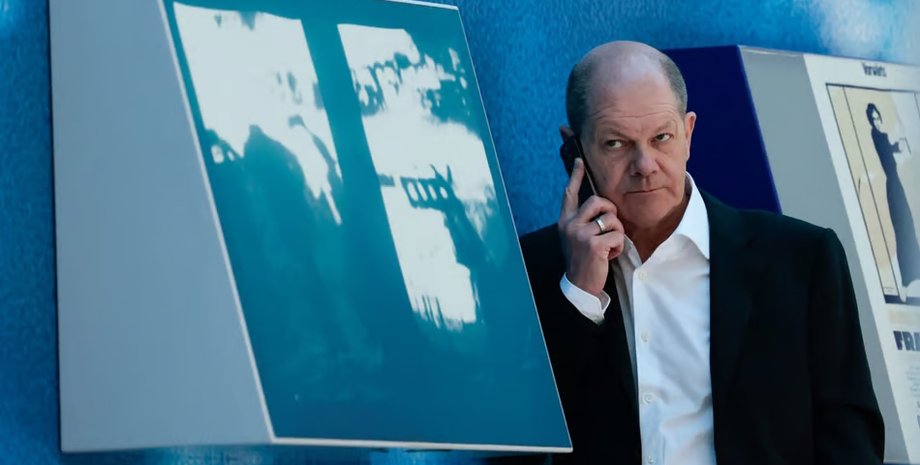 канцлер, Олаф Шольц, телефон, политик, разговор