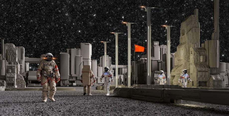 китайська база на місяці Китай, Місяць, база на Місяці