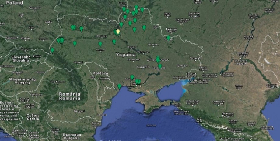 Скриншот карты