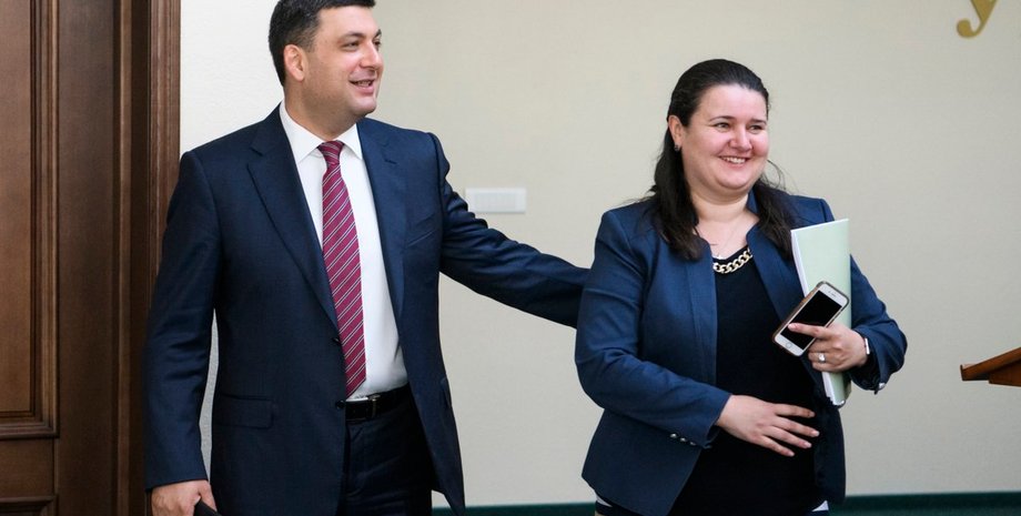 Владимир Гройсман и Оксана Маркарова / Фото: Маркер