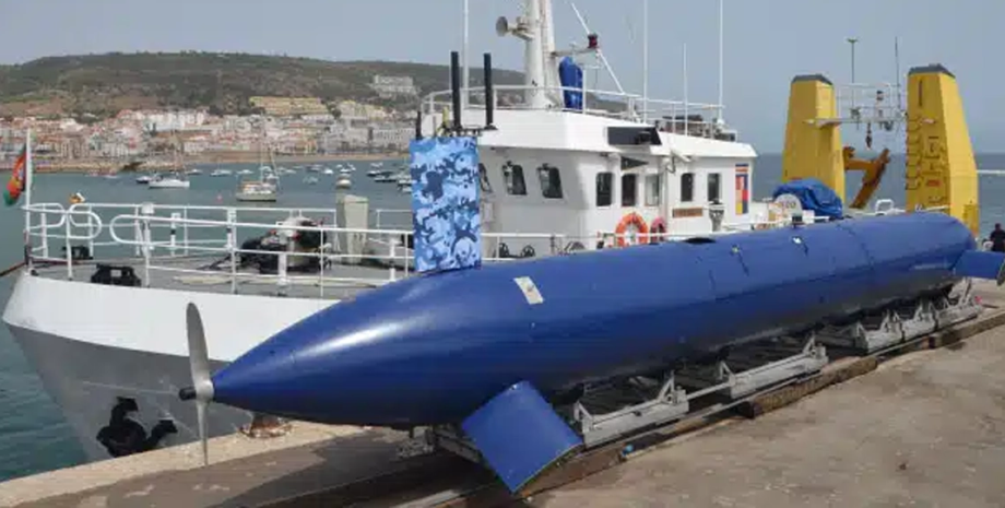 Беспилотный подводный дрон Синий кит Италия