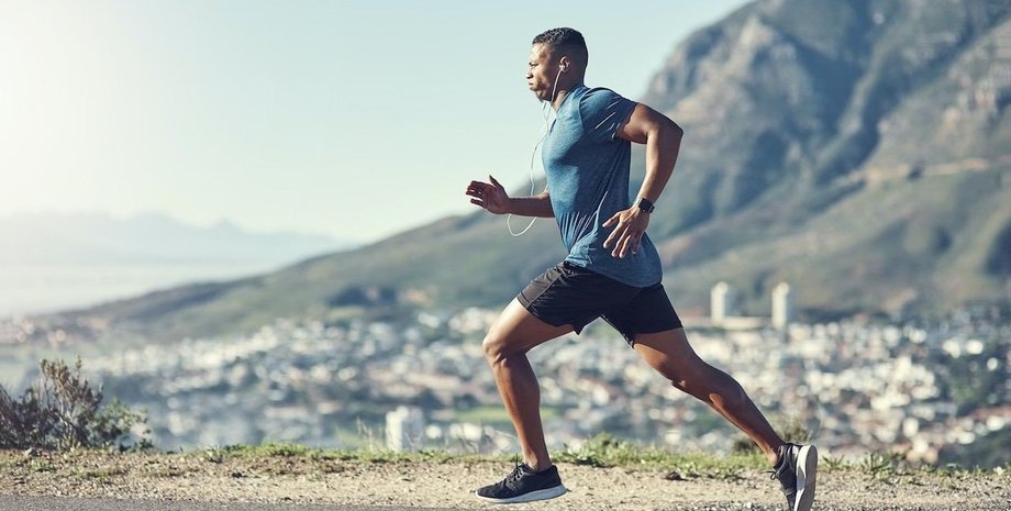 бег, мужчина, природа, фото