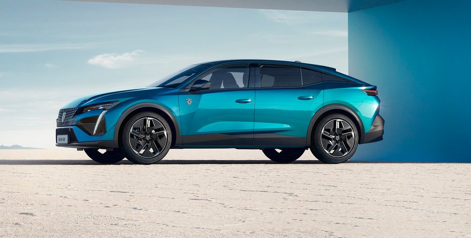 Новый Peugeot 408, Peugeot 408, Peugeot 408 2023, кроссовер Peugeot 408, купе-кроссовер Peugeot