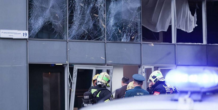 Москва-Сіті, атака дрона