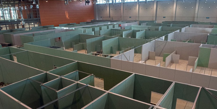 временный госпиталь, москва, вднх, коронавирус