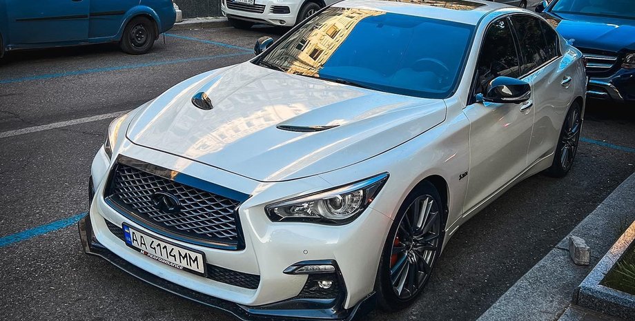 Infiniti Q50S Red Sport 400, Infiniti Q50, седан Infiniti, седан Infiniti, Infiniti Q50s