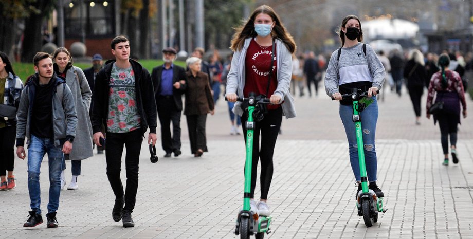 электросамокаты в Украине езда на электросамокате