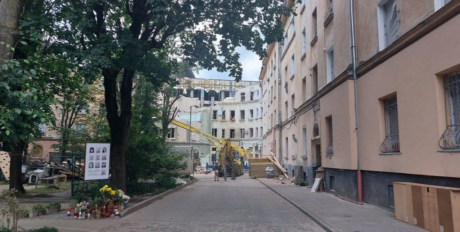 Львів, обстріл, 6 липня, будинок, фото