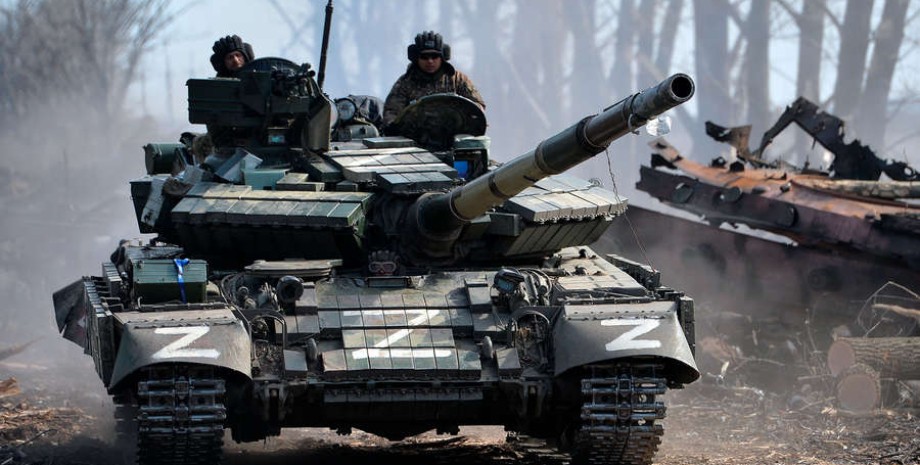 ЗС РФ, танк, важка техніка, війна в Україні, російська армія