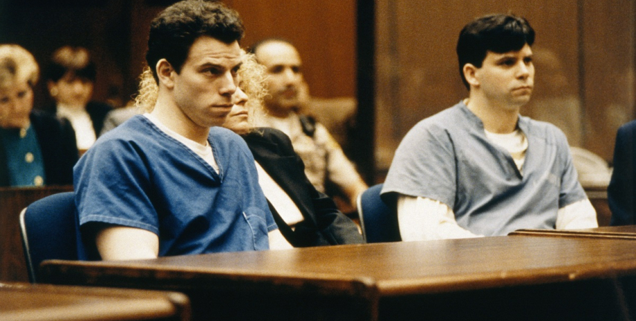 Братья Менендес в зале суда Братья Менендес в зале суда, эрик менендес, лайл менендес, суд на братьями менендес