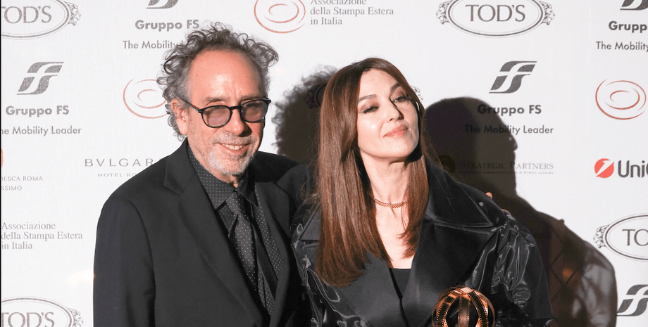 Моніка Беллуччі та Тім Бертон розійшлися