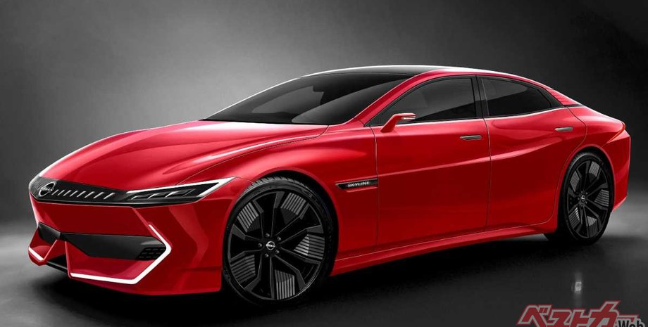 Nissan Skyline, новый Nissan Skyline, электромобиль Nissan