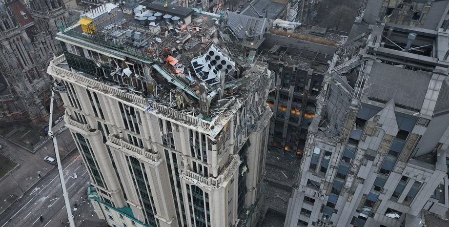 обстрел Киева, БЦ Торонто, обстрел Украины