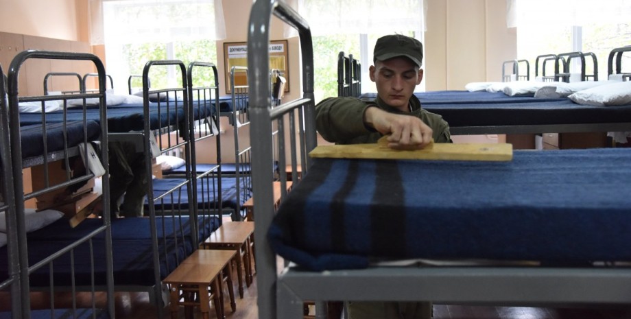 Призывник призывник, мобилизованный, призыв в ВСУ, мобилизация в Украине, воинская часть