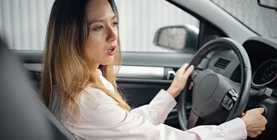 Женщина за рулем, водитель, шофер, крышка бензобака, панель приборов, символ, знак, знак бензобака, топливный насос