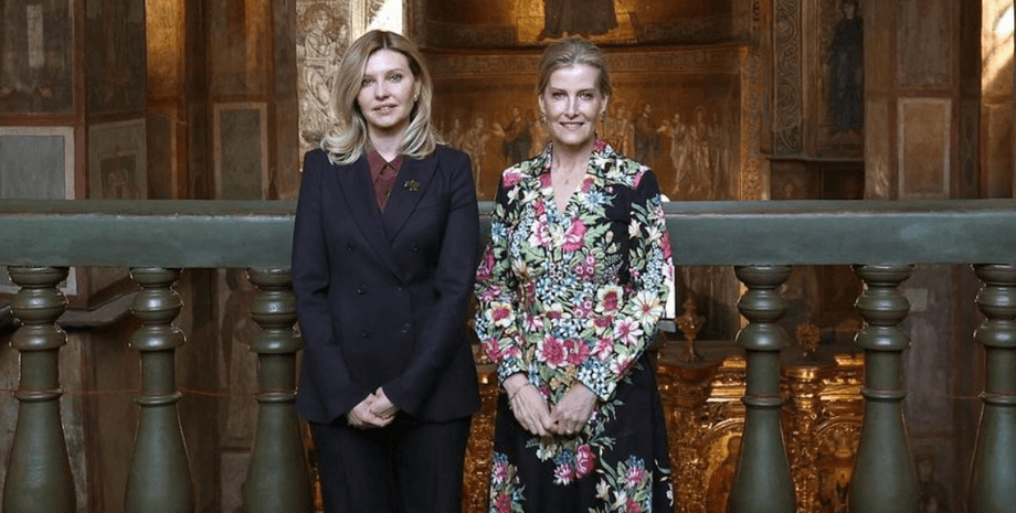 герцогиня софи эдинбургская, герцогиня софи в киеве, британская королевская семья, Елена Зеленская