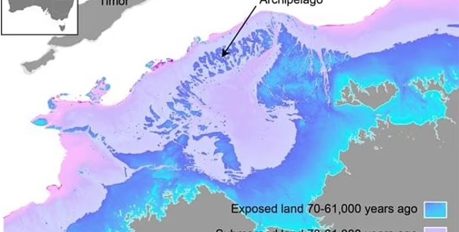 затоплений архіпелаг, загублений континент