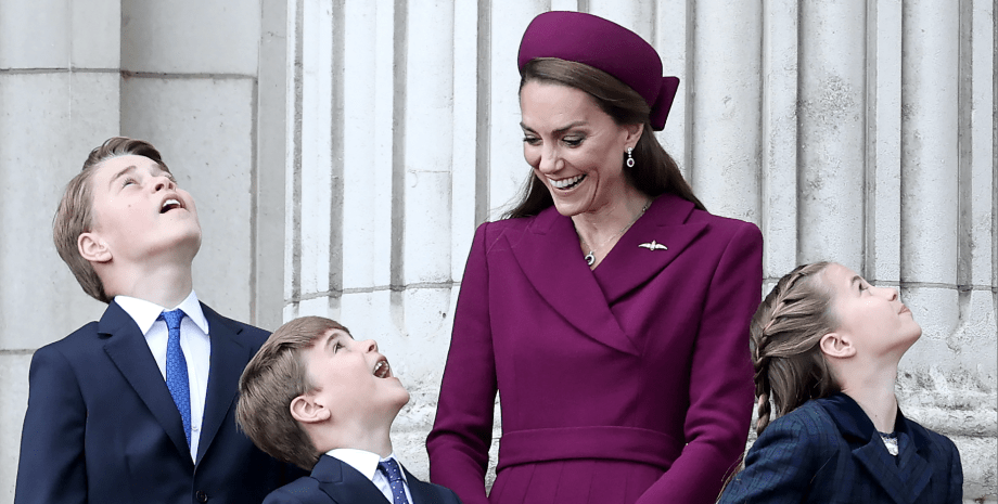 Кейт Миддлтон с детьми Кейт Миддлтон поддерживает детей на всех спортивных событиях