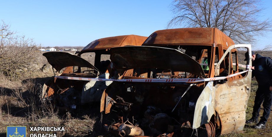 Розстріл колона евакуаційні автобуси ексгумація вбивство воєнні злочин Ізюмський район