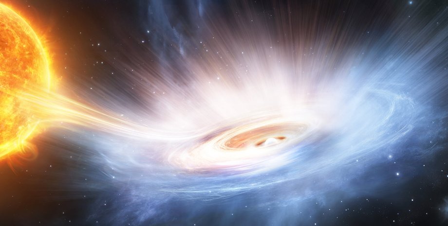 Пульсар космический ветер