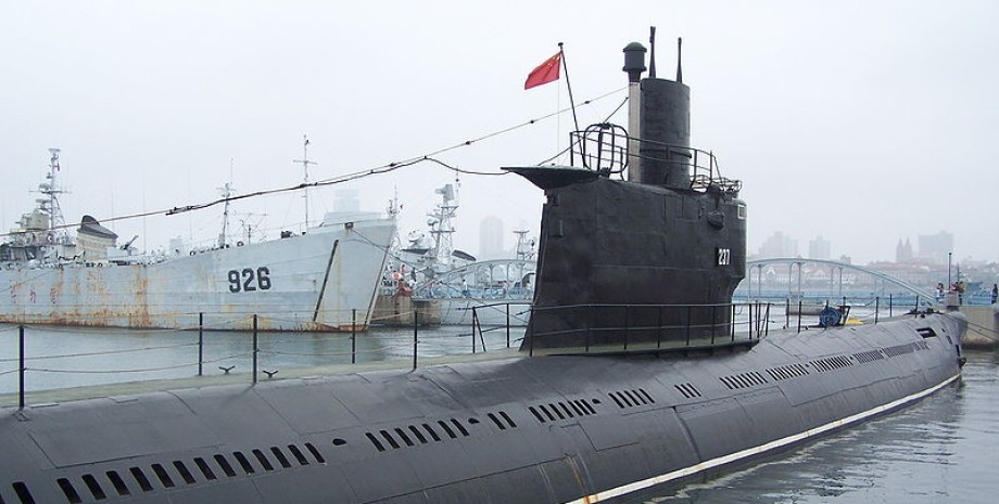 Китай, КНР, ВМФ, флот, подлодка, подводная лодка, Ближний Восток, фото