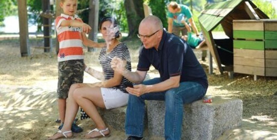 діти, куріння, пасивне куріння, пасивне куріння