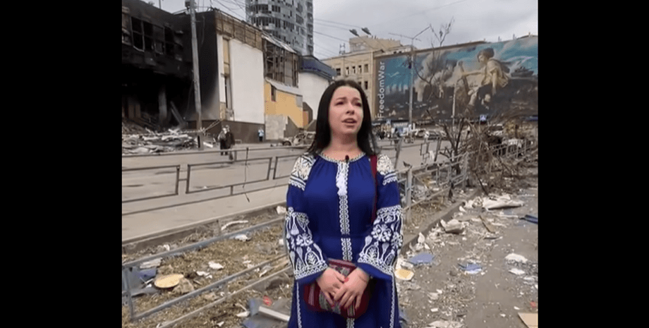 Татьяна Пирогова спила на разрушенной Лукьяновке