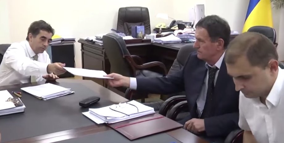 Антон Чернышенко в ГПУ / Фото: кадр из видео Youtube