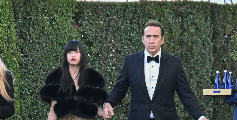 Николас Кейдж и Рико Шибата, жена Николаса Кейджа, золотой глобус 2025, Николас Кейдж личная жизнь