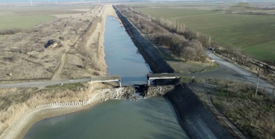 Подрыв Северо-Крымского канала