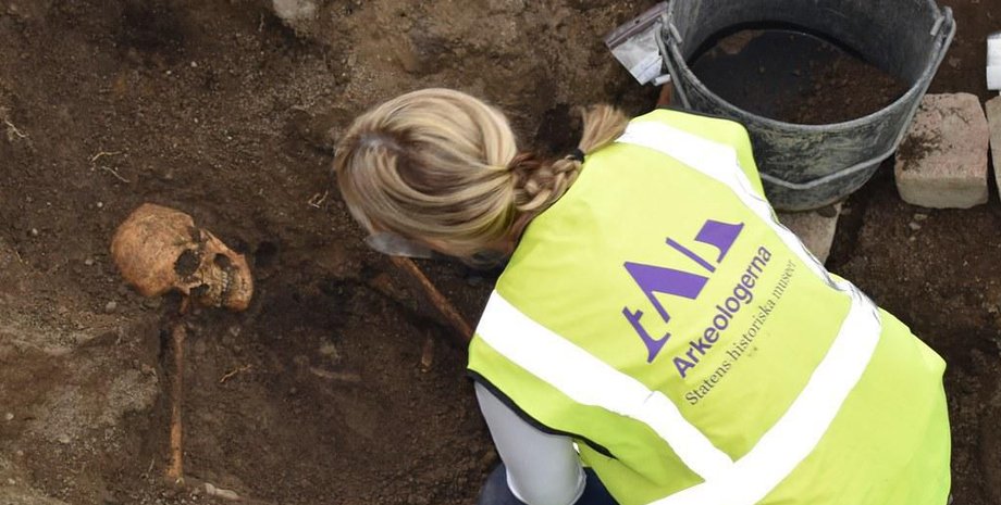 раскопки, захоронения, человек, скелет, фото