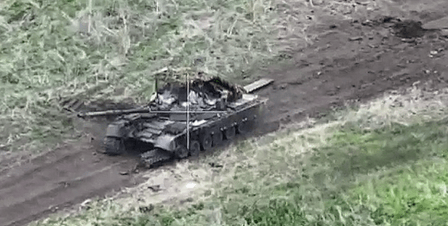Los combatientes del 47 ° OMB, que luchan en la región de Donetsk, utilizaron un...