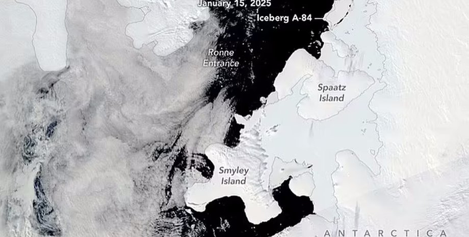 айсберг, айсберг А84, антарктида айсберг