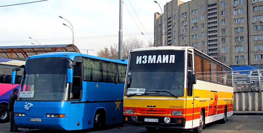 Автобус Измаил-Киев / архивное фото Рейсовый автобус из Одесской области