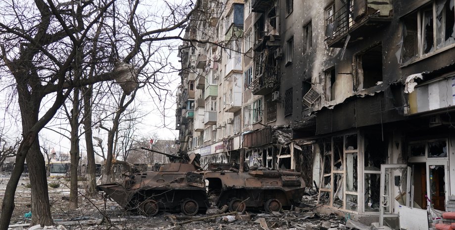 разрушения в мариуполе, дома в мариуполе