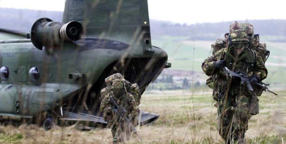 учения, военные, вертолет, полигон