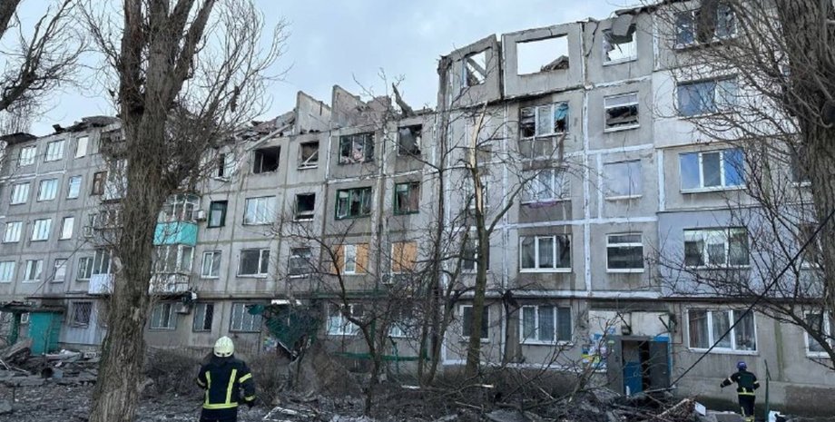 Обстріл Покровська 15 лютого, Обстріл Покровська, ракетний удар по Покровську, покровськ обстріл, покровськ обстріл фото