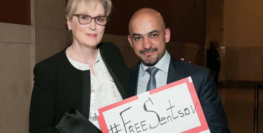 Мэрил Стрип и Мустафа Найем / Фото: facebook.com/Mustafanayyem