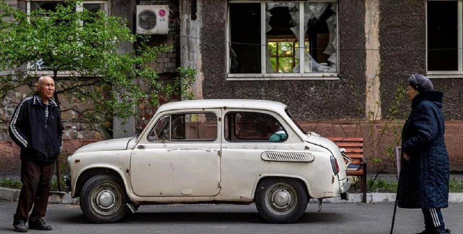 ЗАЗ-965, Горбатый Запорожец, Запорожец ЗАЗ-965, эвакуация из Мариуполя, эвакуация на авто