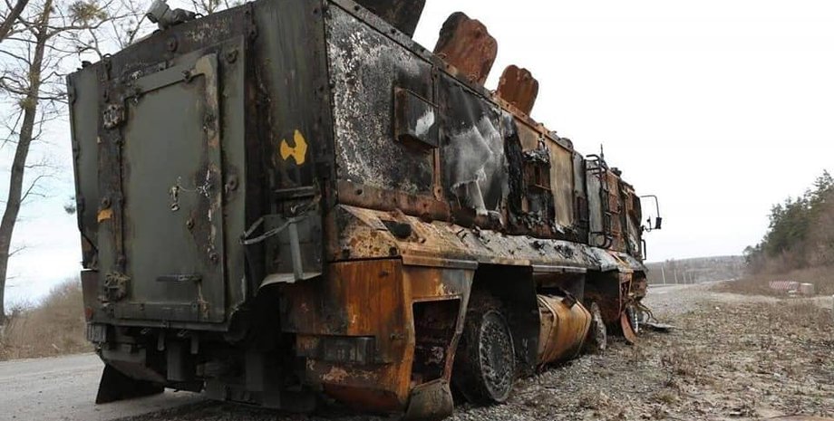 Разбитая российская техника, войска России,
