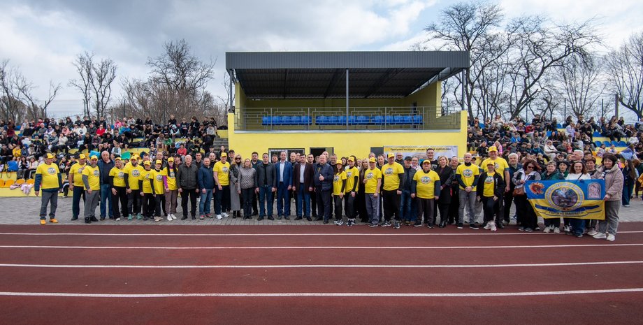 Андрей Белоусов на спортивном ивенте
