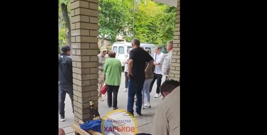 ТЦК Харькова, Харьков, ВСУ, инцидент с ТЦК, инцидент с ТЦК