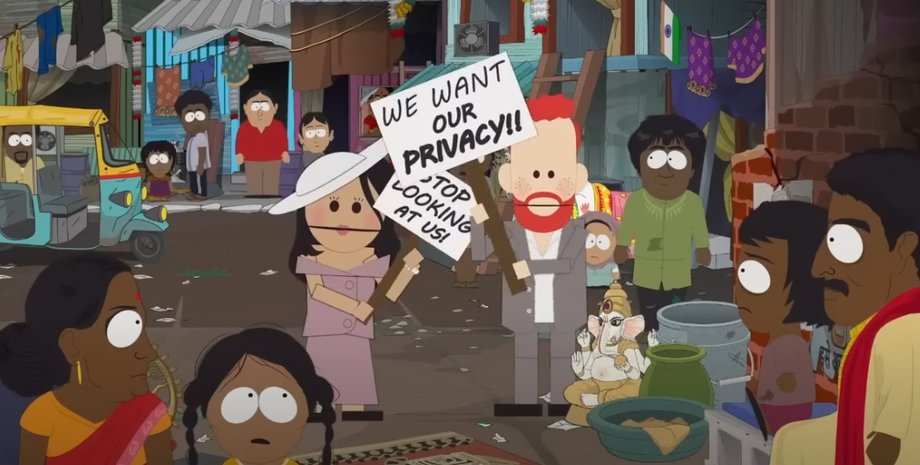 южный парк, создатели южного парка, меган маркл и принц гарри в южном парке, принц гарри и меган маркл